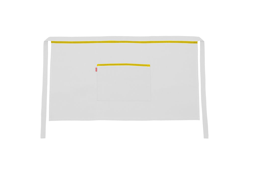 TABLIER COURT BLANC