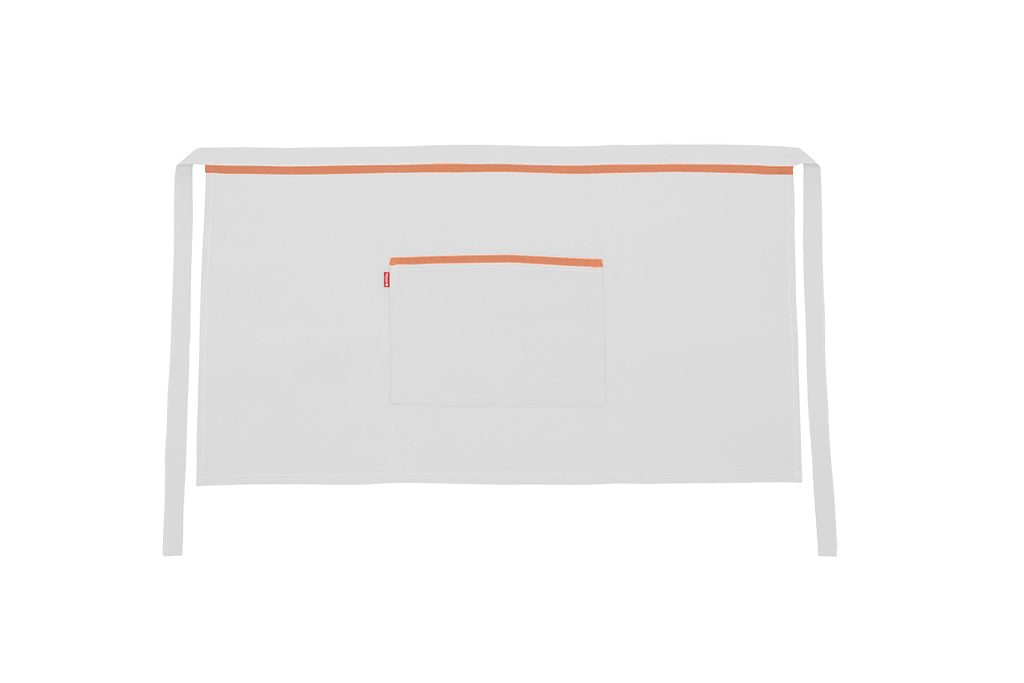 TABLIER COURT BLANC