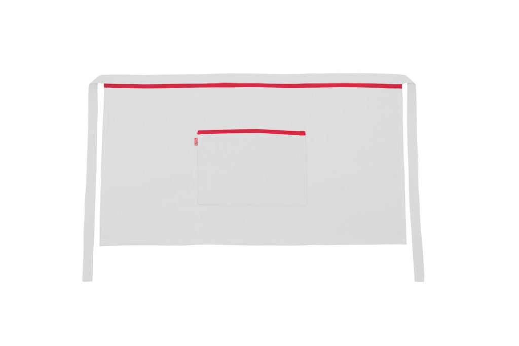 TABLIER COURT BLANC