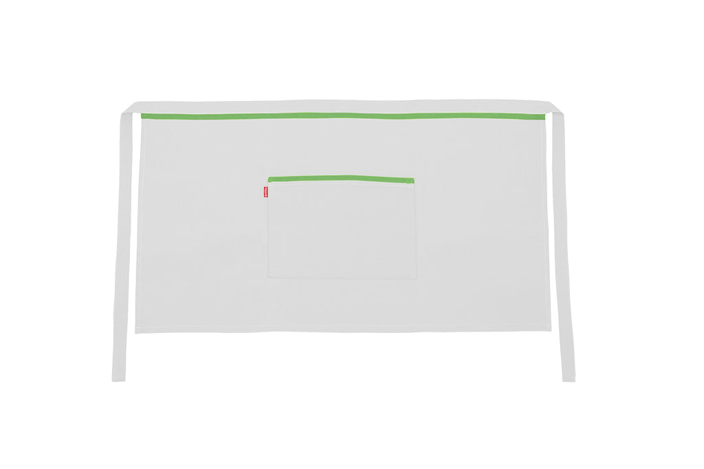 TABLIER COURT BLANC