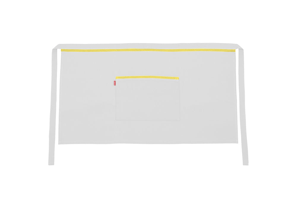 TABLIER COURT BLANC