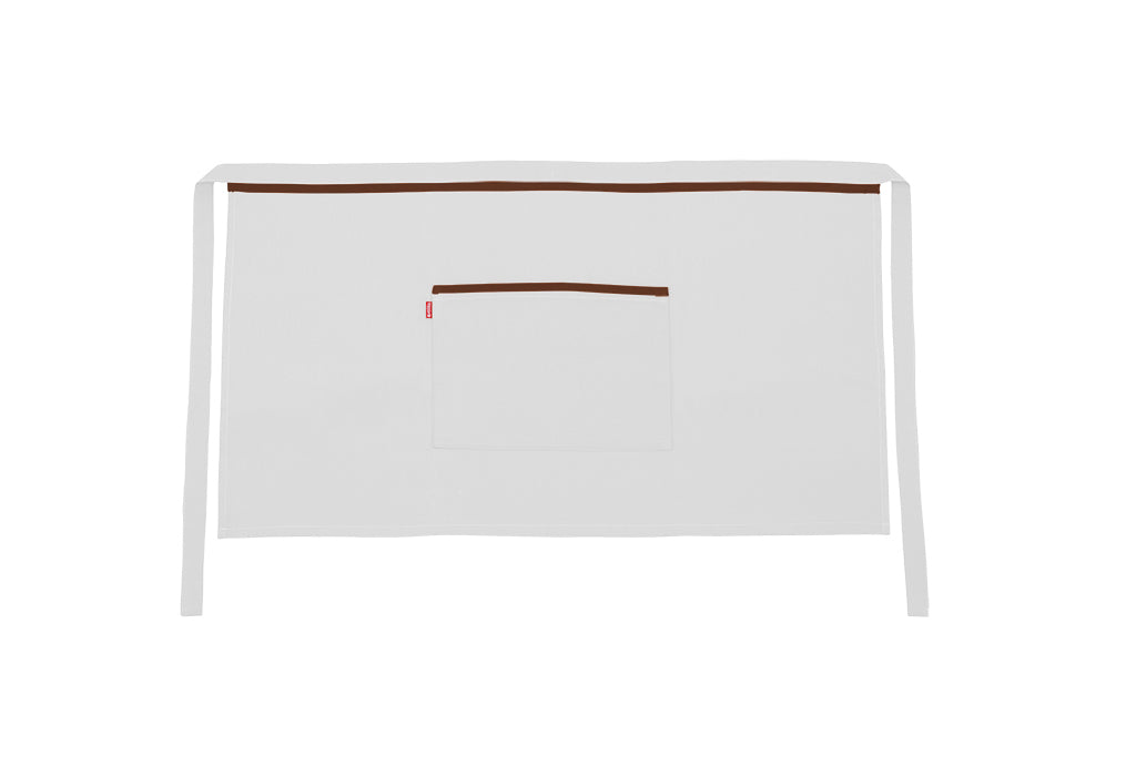 TABLIER COURT BLANC