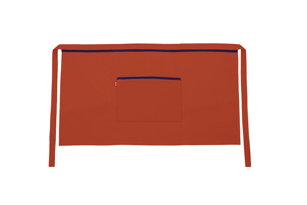 TABLIER COURT ROUGE
