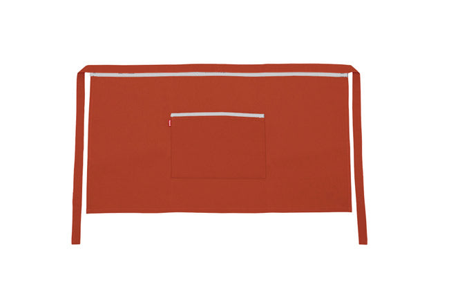 TABLIER COURT ROUGE