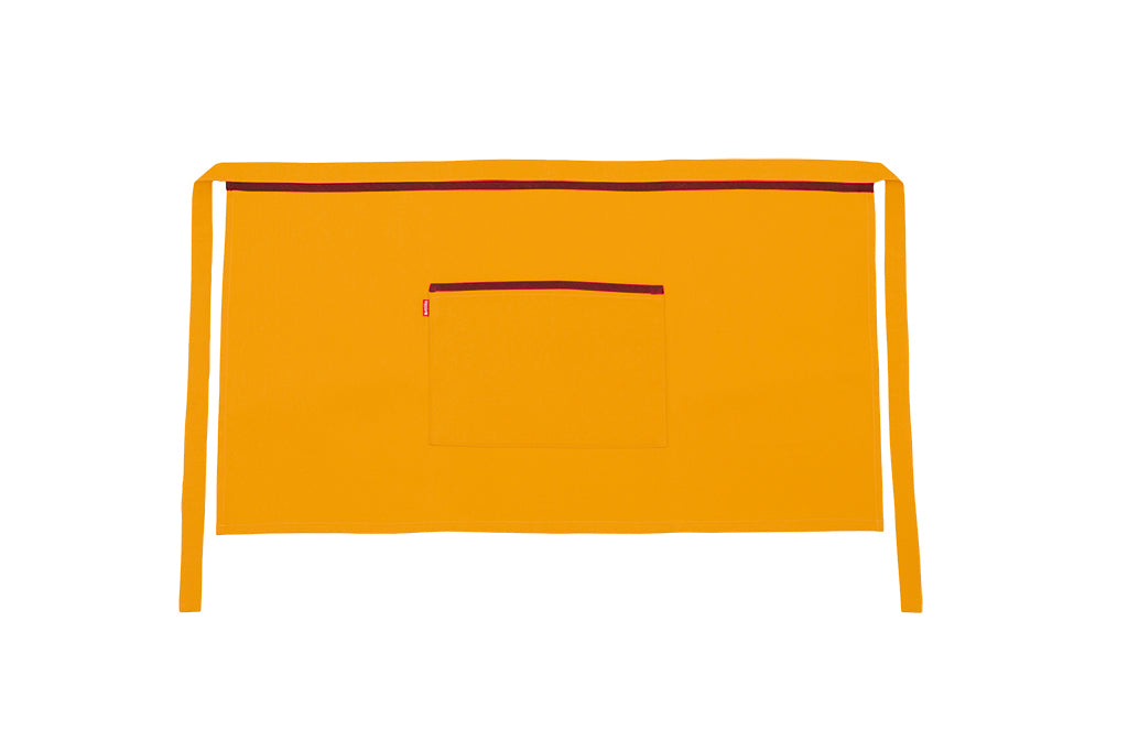 TABLIER COURT ORANGE FLUO