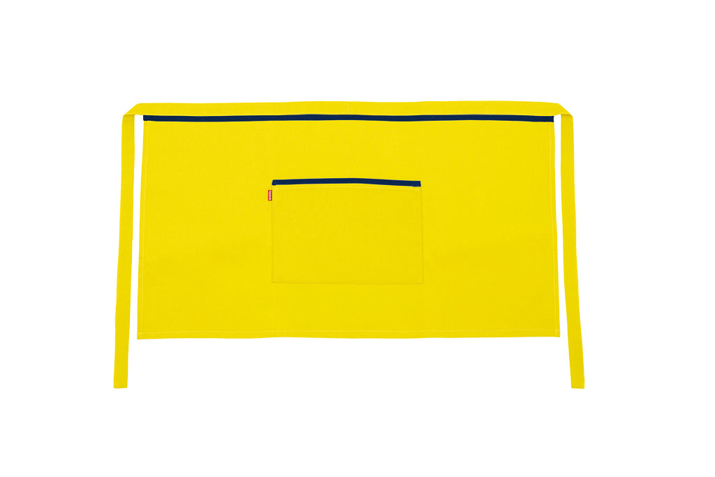 TABLIER COURT JAUNE FLUO