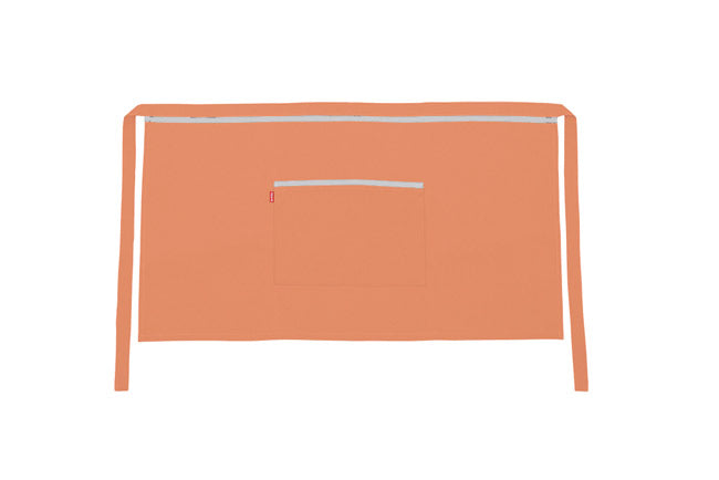 TABLIER COURT ORANGE CLAIR