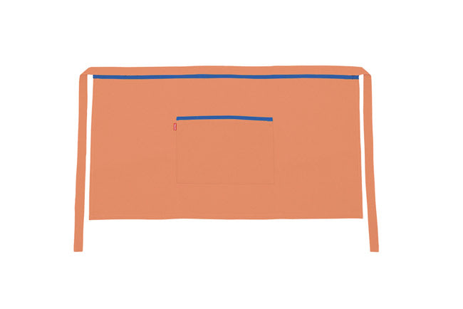 TABLIER COURT ORANGE CLAIR