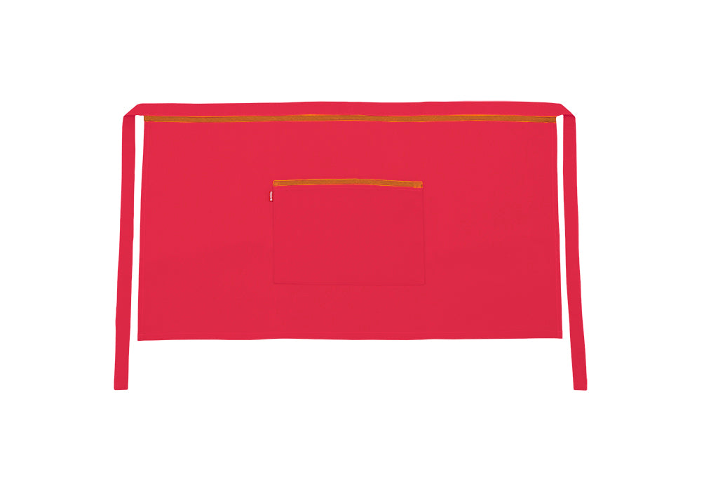 TABLIER COURT ROUGE CORAIL
