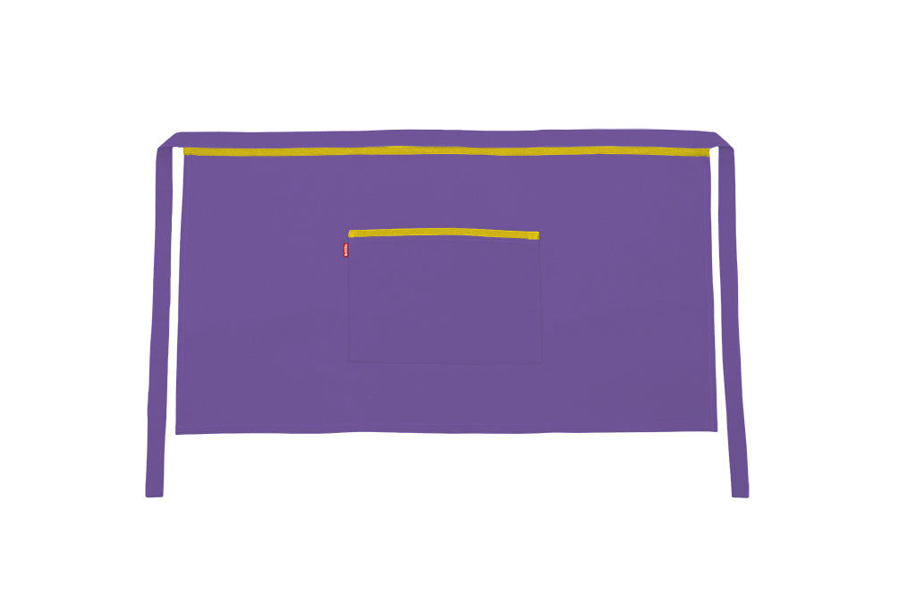 TABLIER COURT MAUVE