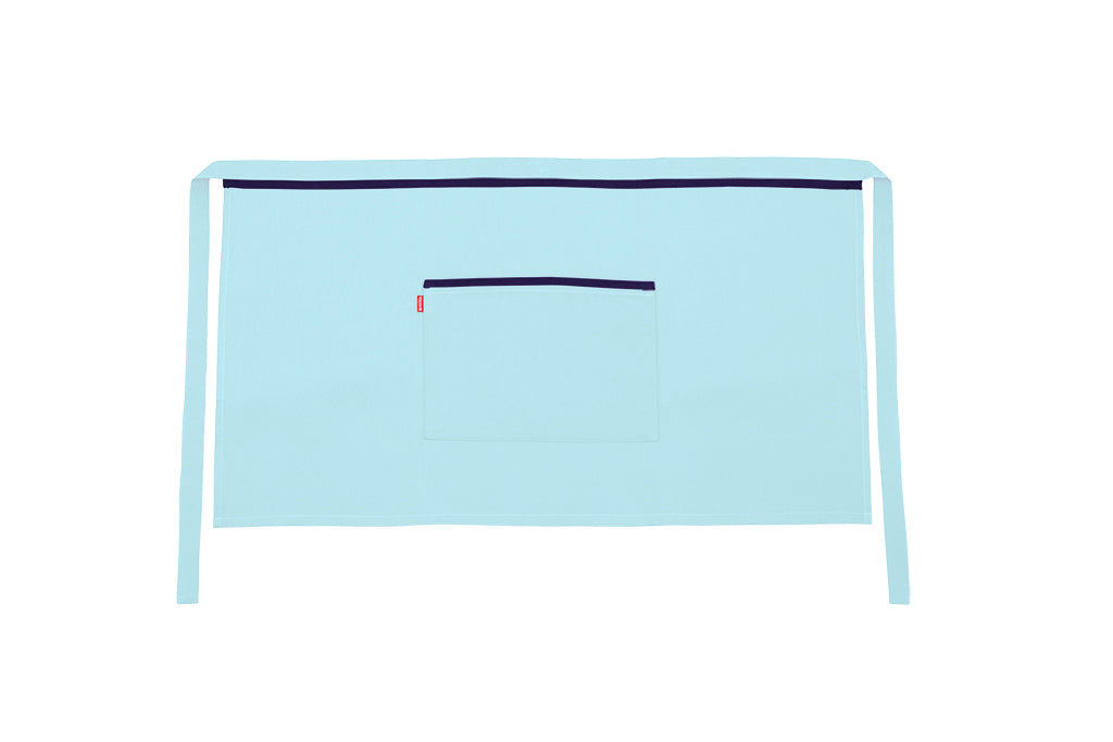 TABLIER COURT TURQUOISE CLAIR