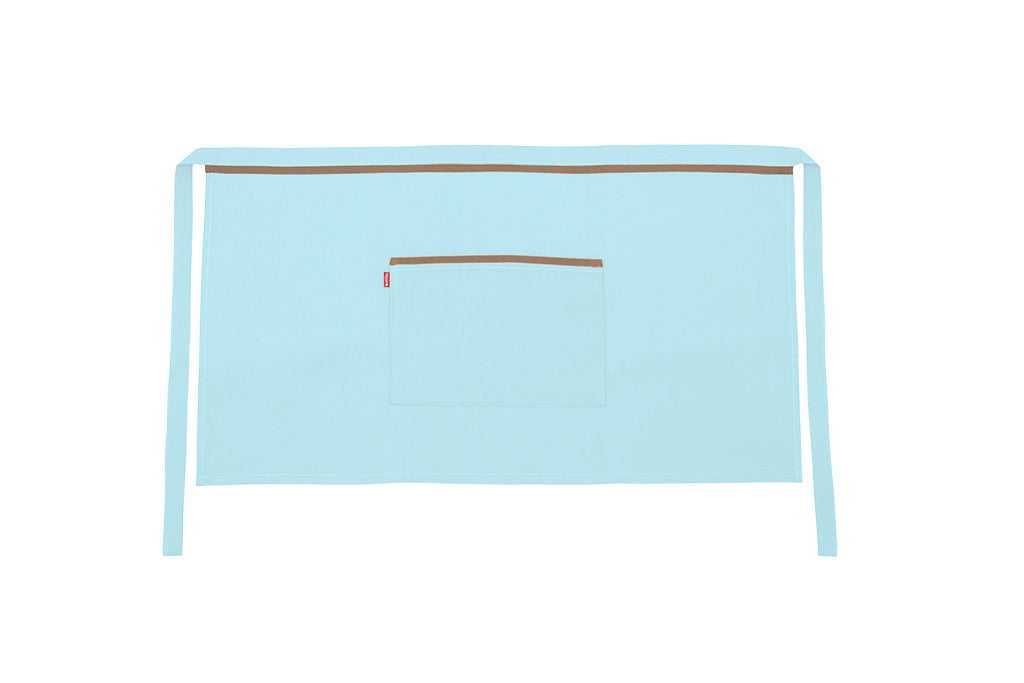 TABLIER COURT TURQUOISE CLAIR