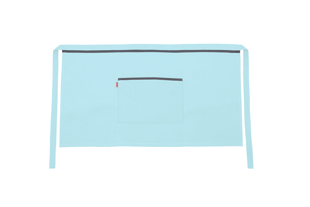TABLIER COURT TURQUOISE CLAIR