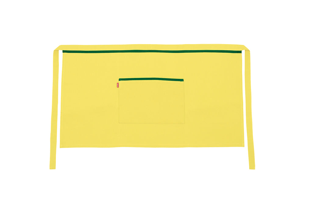 TABLIER COURT JAUNE CLAIR