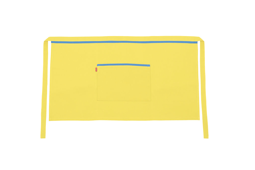 TABLIER COURT JAUNE CLAIR