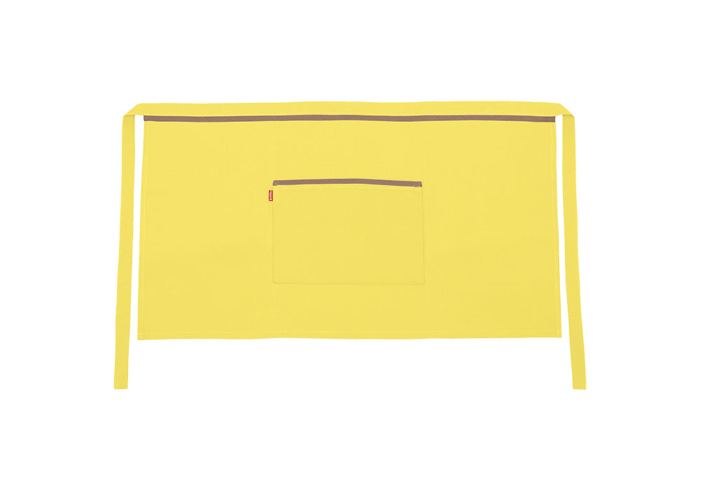 TABLIER COURT JAUNE CLAIR