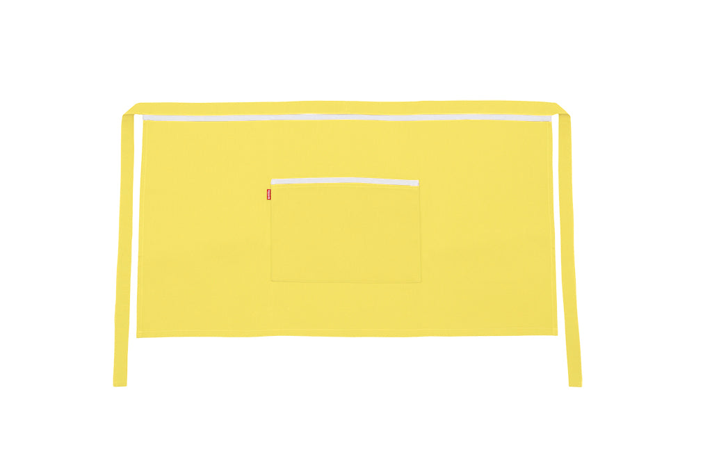TABLIER COURT JAUNE CLAIR