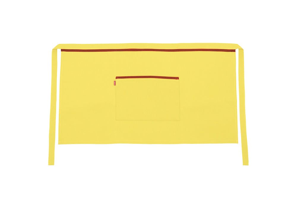 TABLIER COURT JAUNE CLAIR