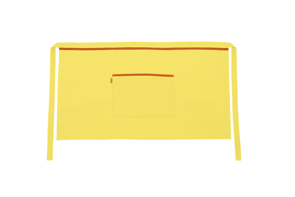 TABLIER COURT JAUNE CLAIR