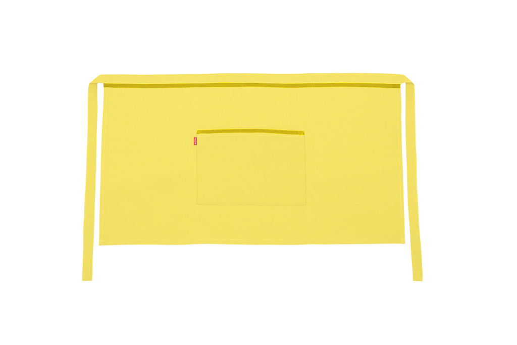 TABLIER COURT JAUNE CLAIR