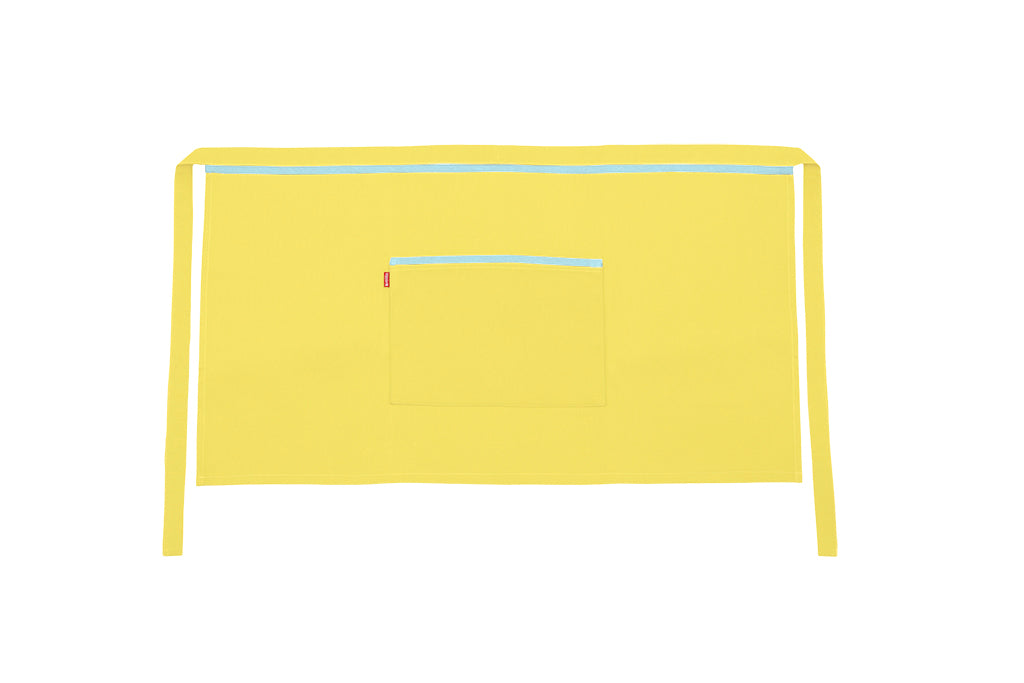 TABLIER COURT JAUNE CLAIR
