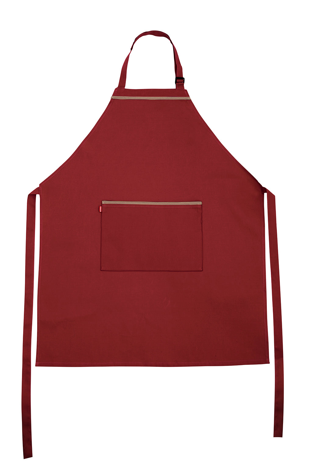 TABLIER À BAVETTE ROUGE