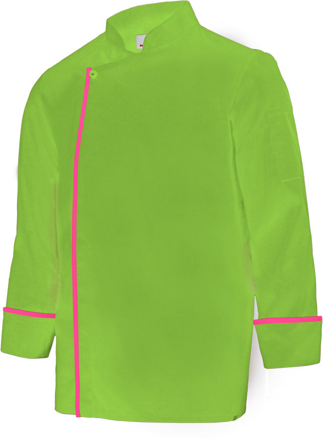 VESTE CUISINE ML FEMME CITRON VERT