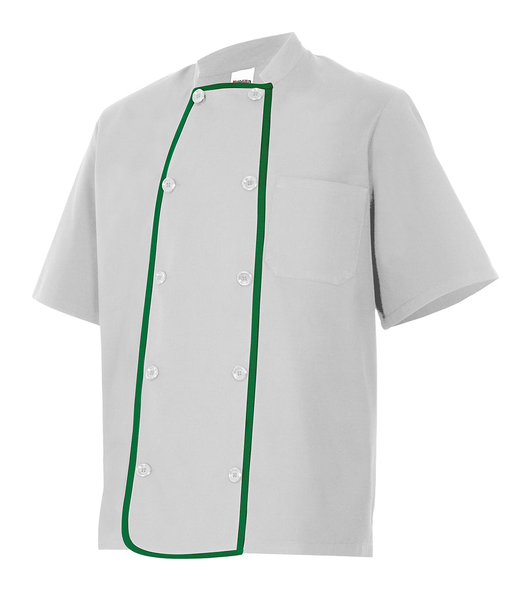 VESTE CUISINE MC BLANC