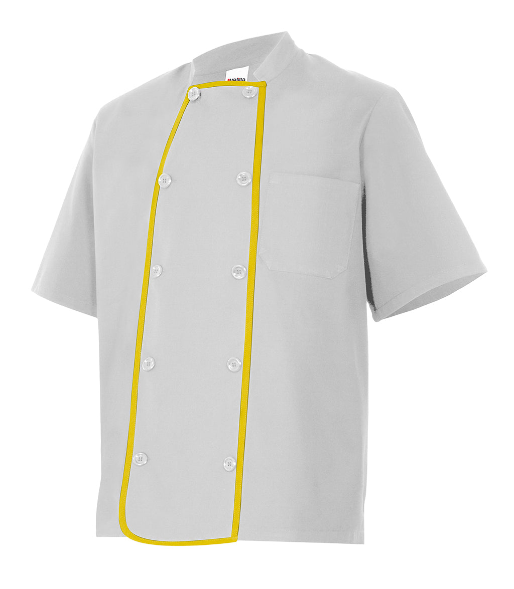 VESTE CUISINE MC BLANC