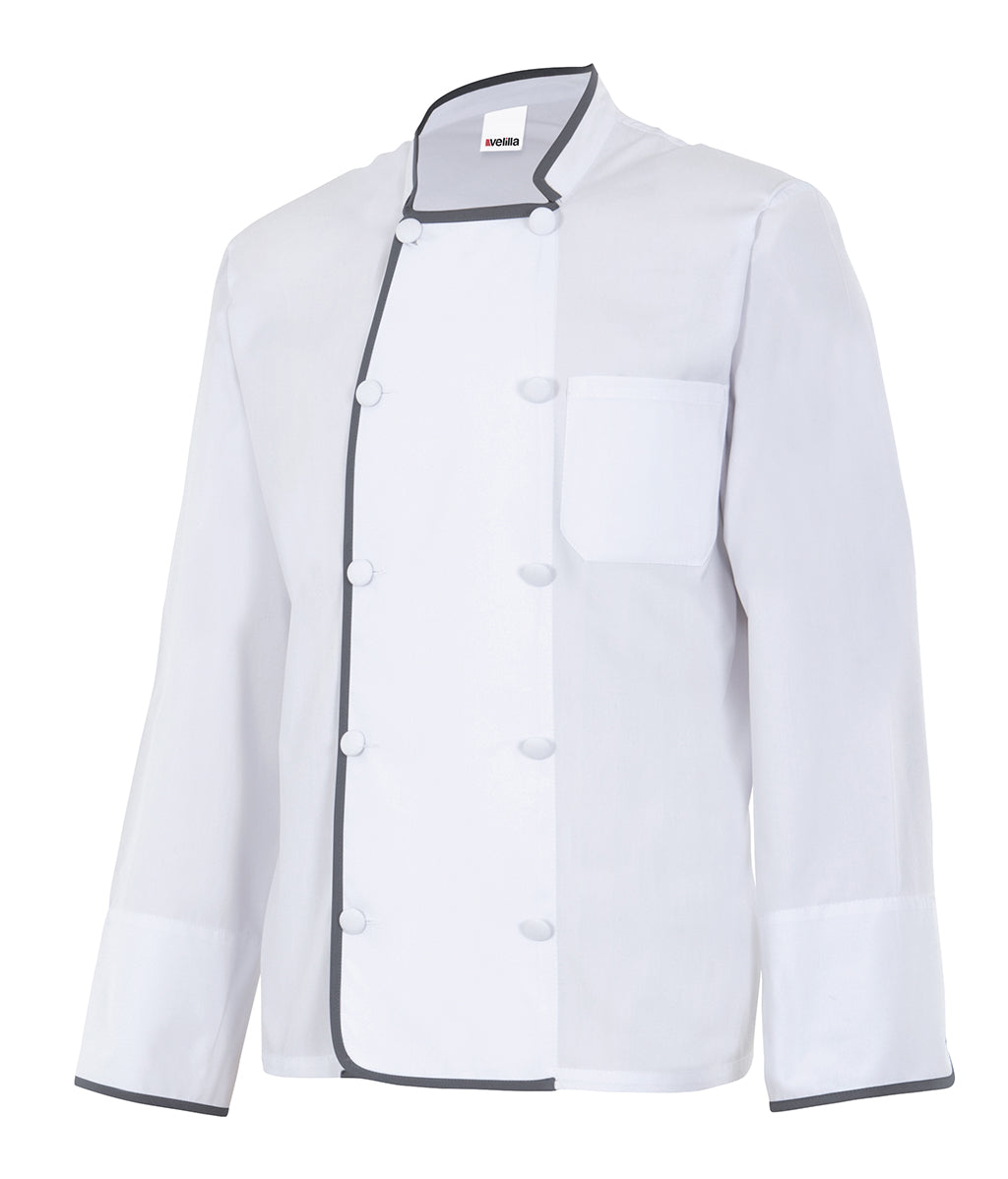 VESTE CUISINE ML BLANC