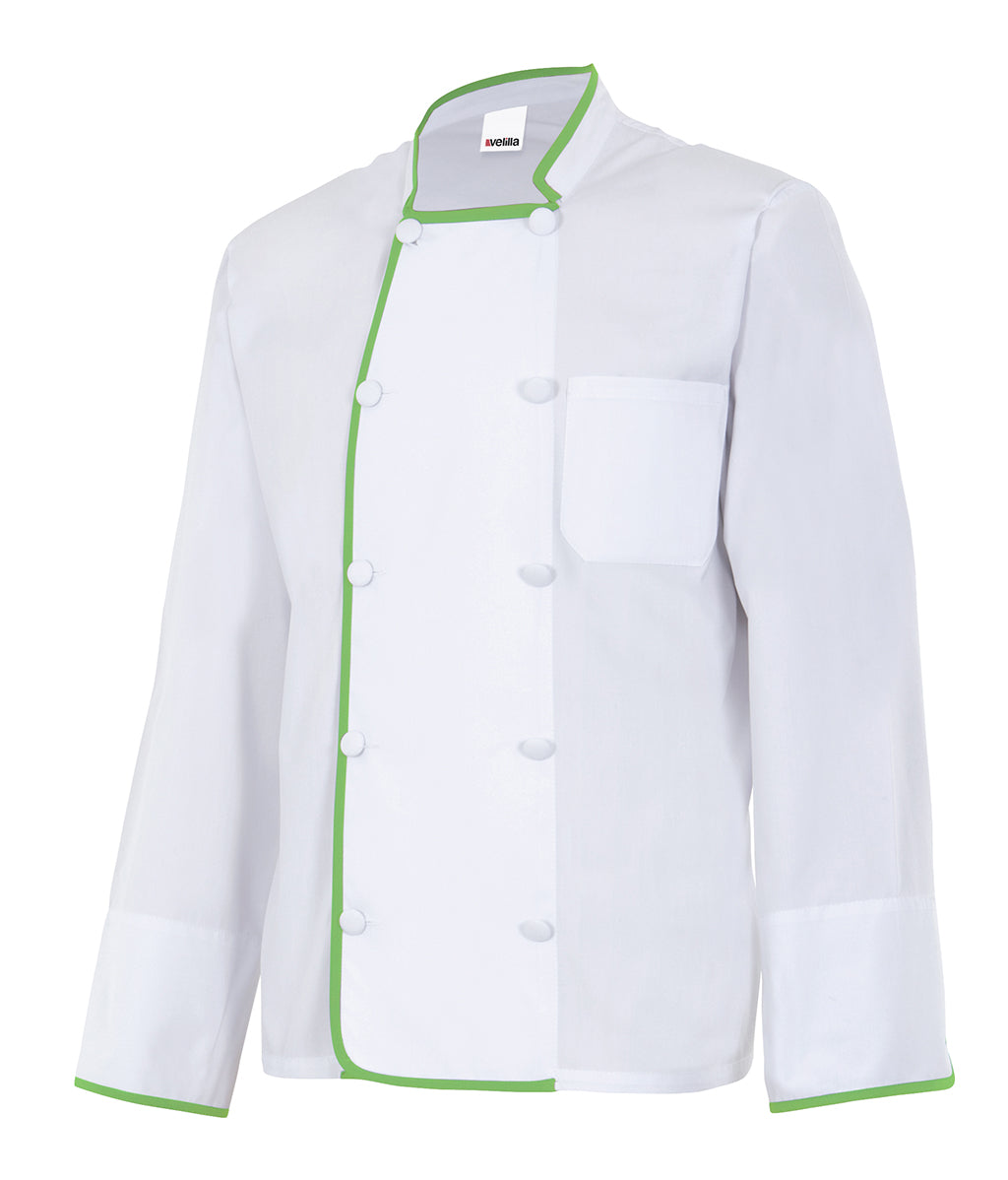 VESTE CUISINE ML BLANC