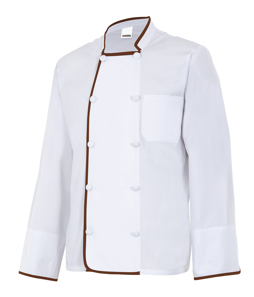 VESTE CUISINE ML BLANC