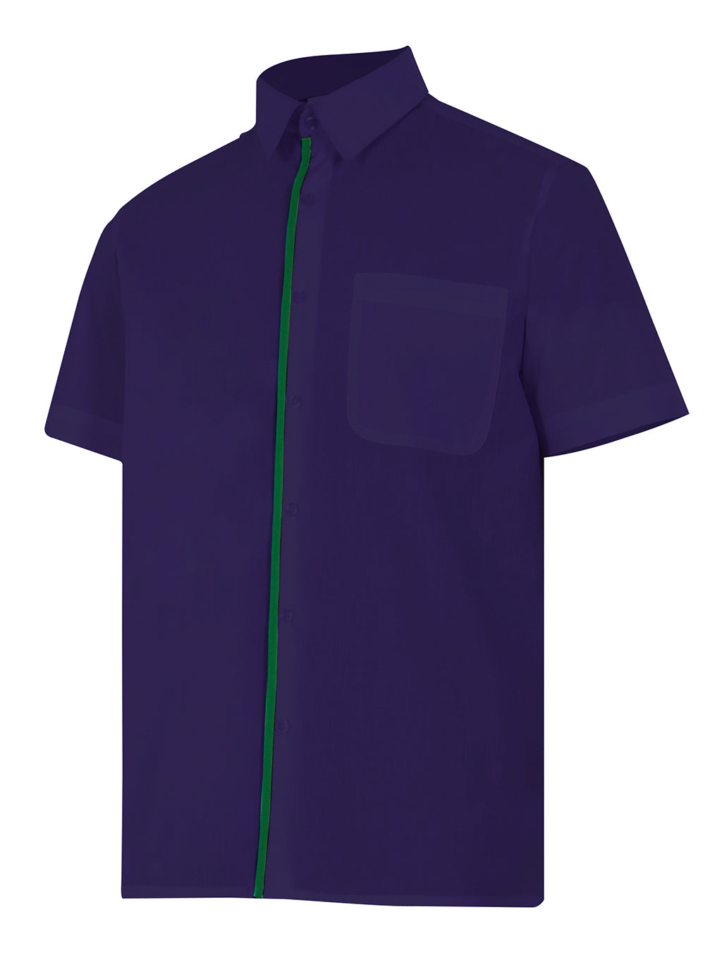 CHEMISE MC BLEU MARINE