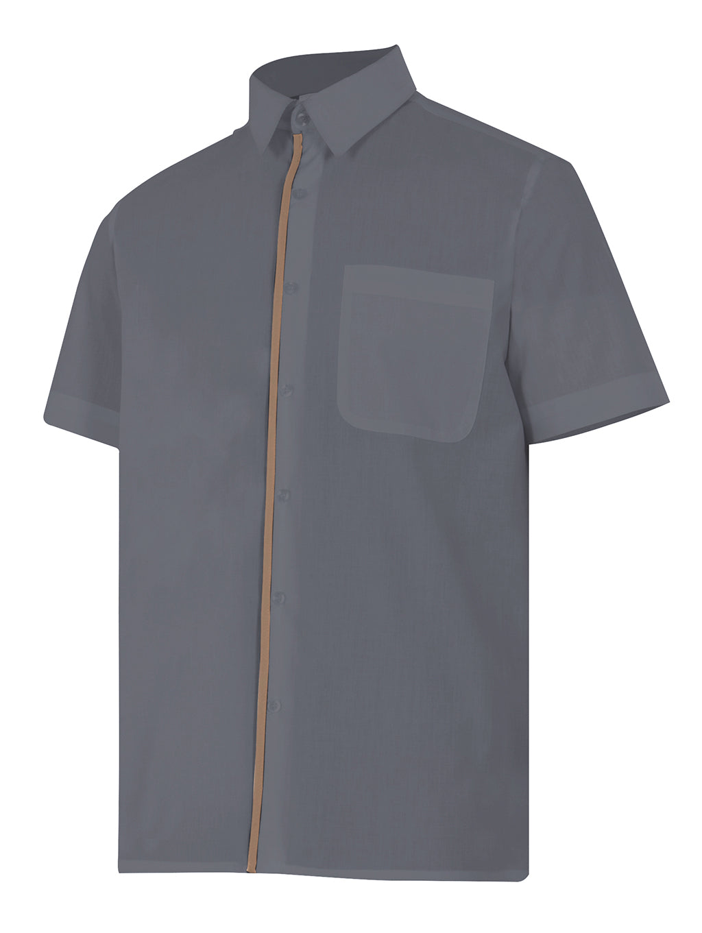 CHEMISE MC GRIS