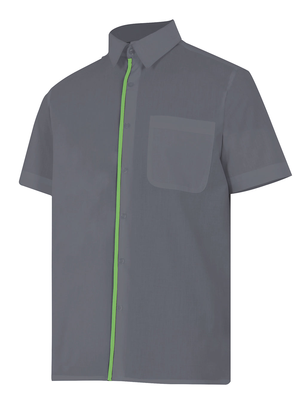 CHEMISE MC GRIS