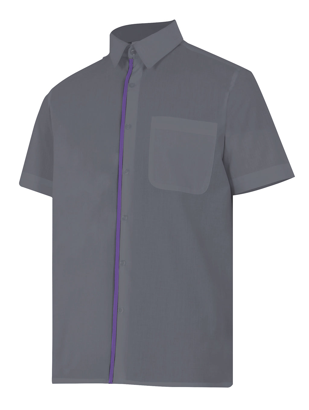 CHEMISE MC GRIS