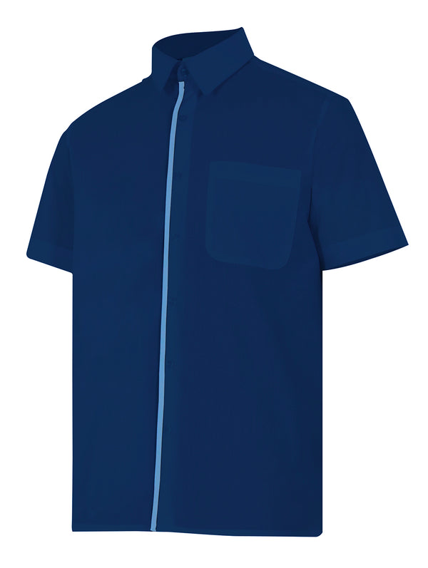 CHEMISE MC BLUE ROI