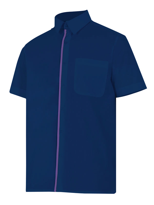 CHEMISE MC BLUE ROI