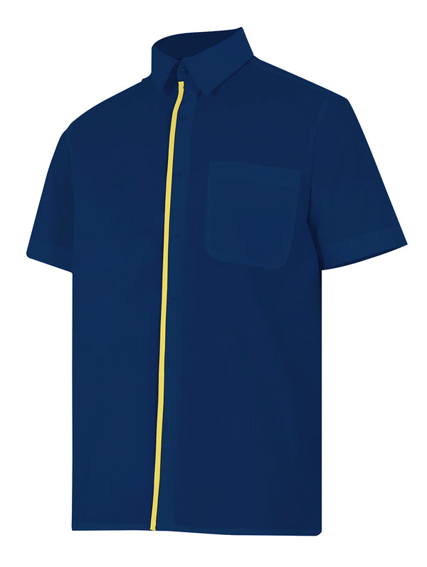 CHEMISE MC BLUE ROI