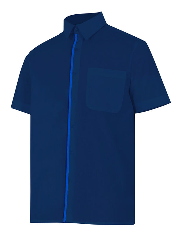 CHEMISE MC BLUE ROI