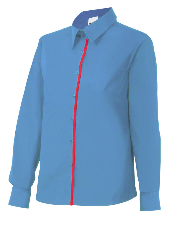 SKY BLUE WOMEN'S LS SHIRT