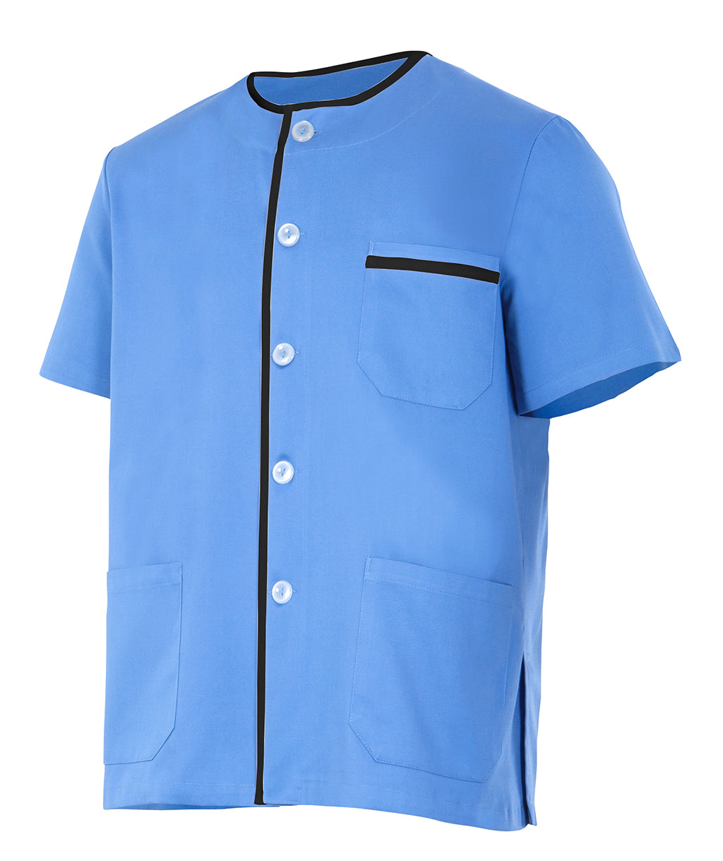 TUNIQUE BOUTONS BLEU CIEL
