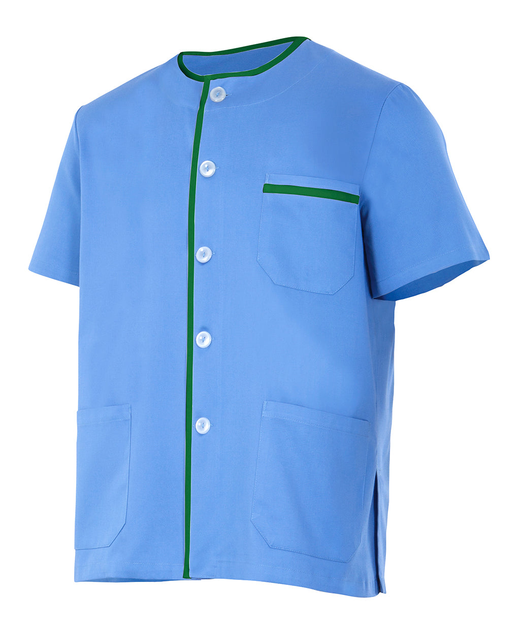 TUNIQUE BOUTONS BLEU CIEL