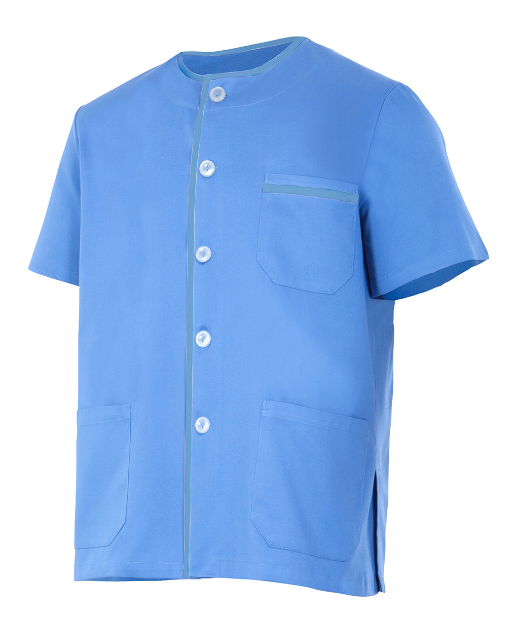 TUNIQUE BOUTONS BLEU CIEL