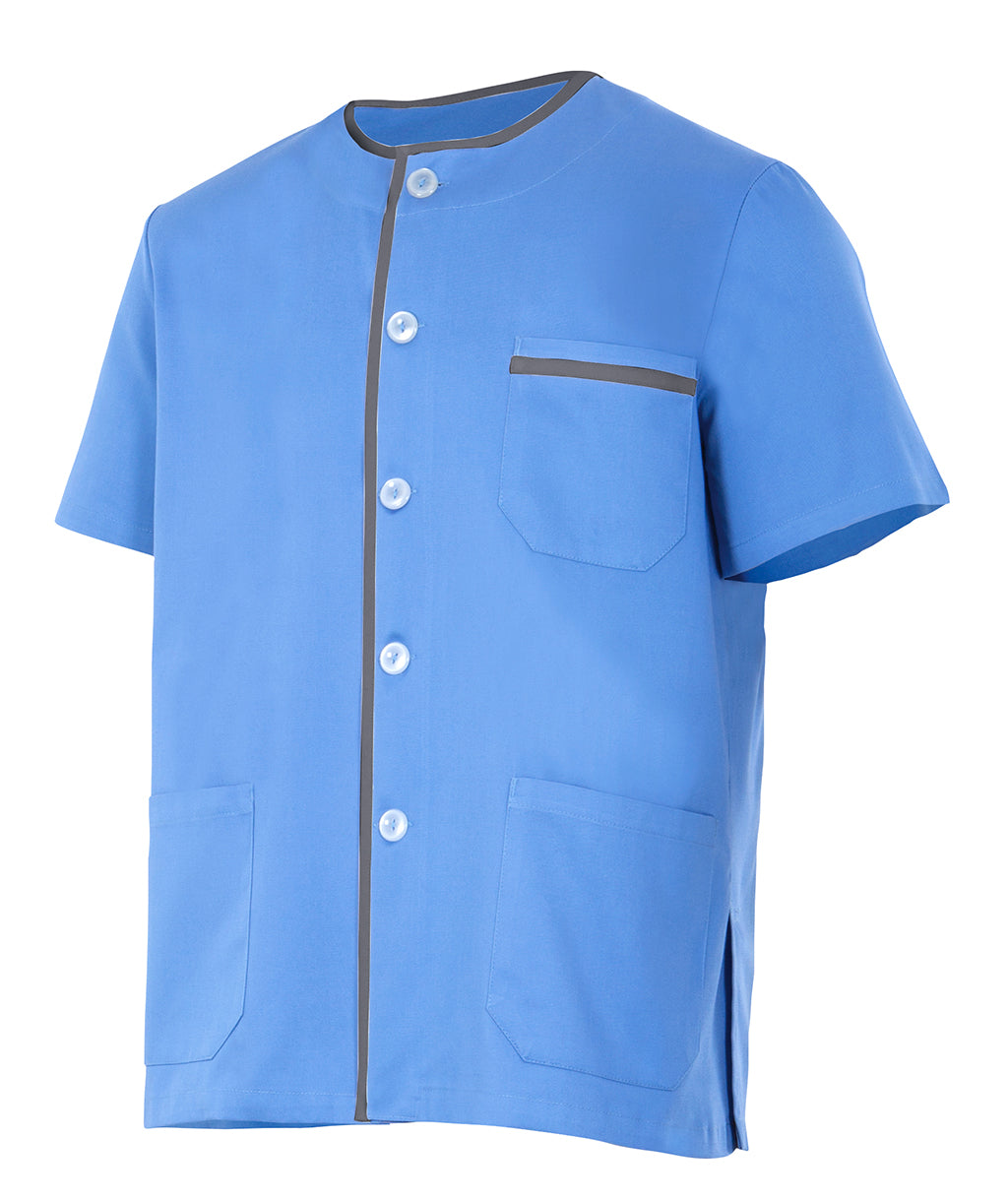 TUNIQUE BOUTONS BLEU CIEL