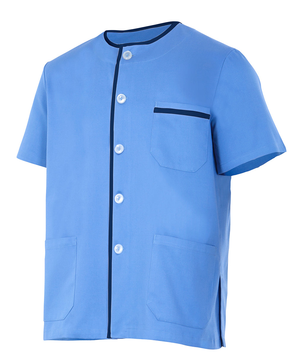 TUNIQUE BOUTONS BLEU CIEL