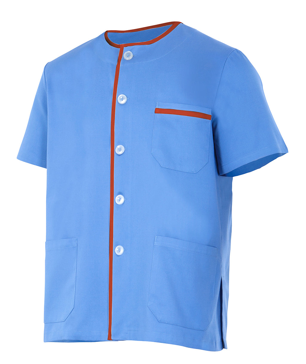 TUNIQUE BOUTONS BLEU CIEL