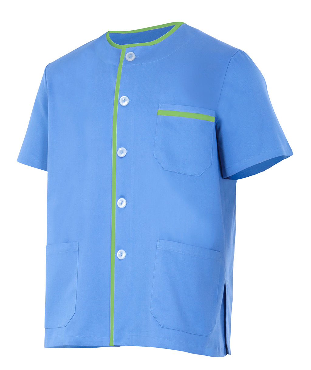TUNIQUE BOUTONS BLEU CIEL