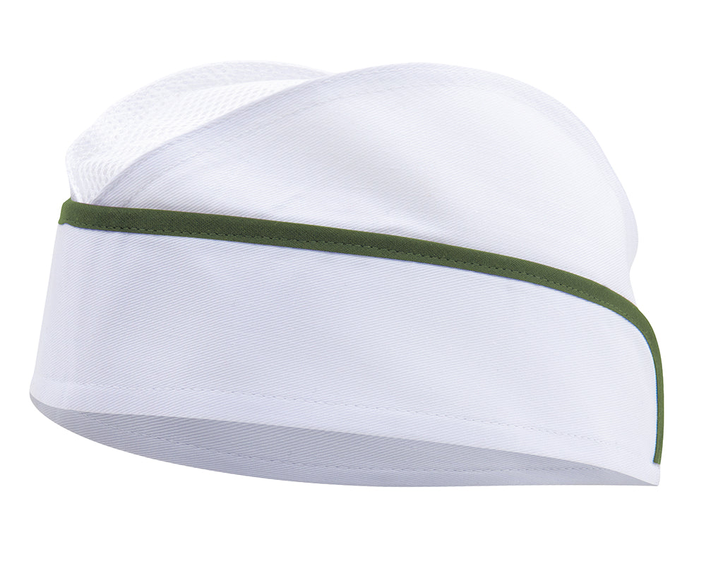 BONNET MILITAIRE RÉSILLE BLANC