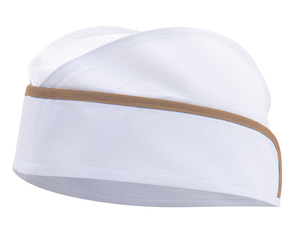 BONNET MILITAIRE RÉSILLE BLANC
